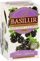 BASILUR Fruit Blackcurrant & Blackberry přebal 20x1,8g BASILUR Fruit Blackcurrant & Blackberry přebal 20x1,8g