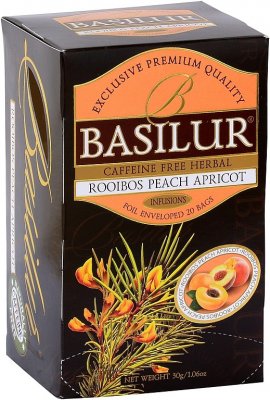 BASILUR Rooibos Peach Apricot 20x1,5g