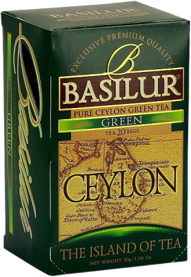 BASILUR Island of Tea Green přebal 20x1,5g