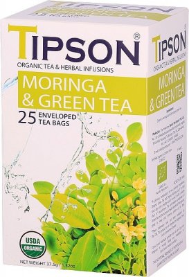 TIPSON BIO Moringa GreenTea 25x1,5g