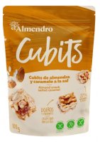 Almendro Cubits mandlové kostky se slaným karamelem 100g