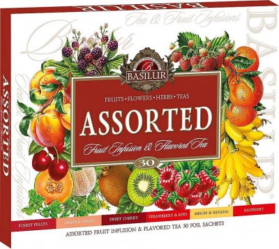 BASILUR Assorted Fruit & Flavoured Tea 30 gastro sáčků