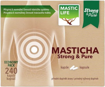 Masticlife Čistý prášek z chiotské Mastichy 240 kapslí Masticlife Čistý prášek z chiotské Mastichy 240 kapslí