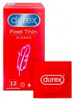 Durex Feel Thin Classic Kondomy 12 ks