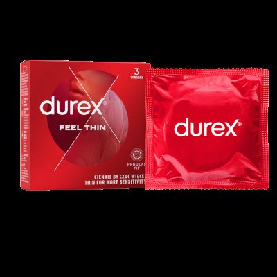 Durex Feel Thin Classic kondomy 3ks