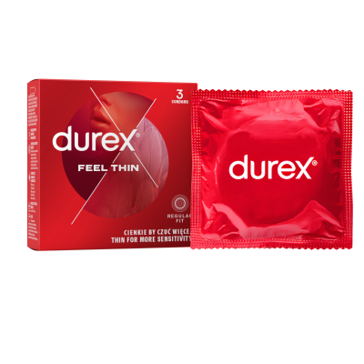 Durex Feel Thin Classic kondomy 3ks