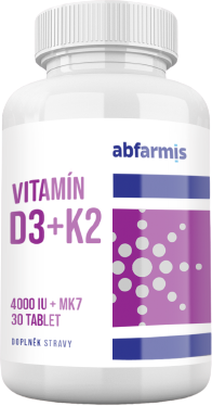 Abfarmis Vitamin D3 + K2, 30 tablet