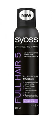 Syoss Full Hair 5 pěnové tužidlo extra silná fixace 4 250ml