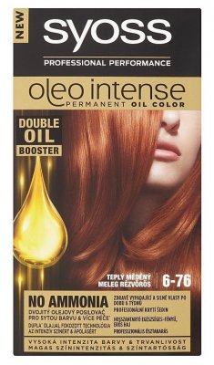 Syoss Oleo Intense 6-76 Teplá měděná barva na vlasy 50 ml