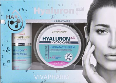 VivaPharm Dárková kazeta kosmetiky s kyselinou hyaluronovou