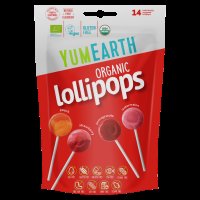 YumEarth Bio Ovocné lízátka organické 85g