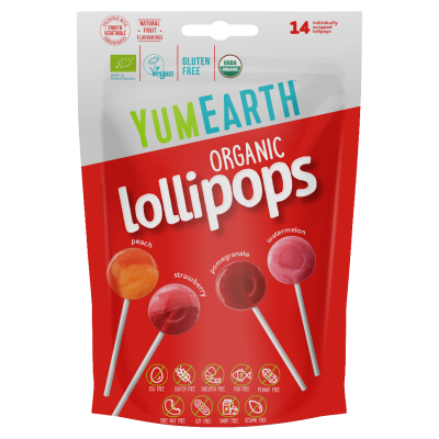 YumEarth Bio Ovocné lízátka organické 85g