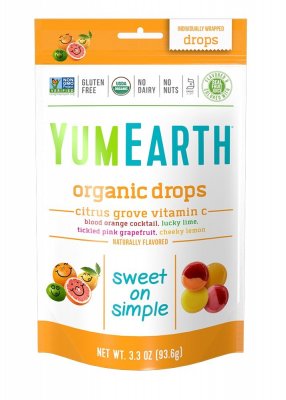 YumEarth Bio bonbóny citrusové 94g