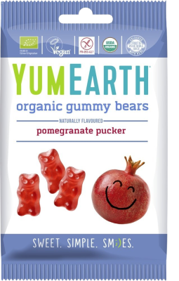 YumEarth Bio Gumoví medvídci 50g YumEarth Bio Gumoví medvídci 50g