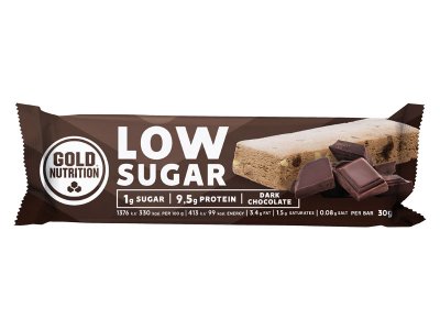 GoldNutrition Protein Bar Low Sugar tmavá čokoláda 30g - GoldNutrition Protein Bar Low Sugar 30 g