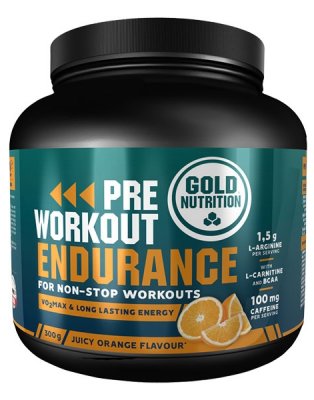 GoldNutrition Pre-Workout Endurance pomeranč 300 g