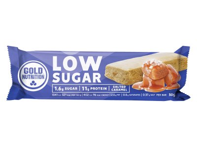 GoldNutrition Protein Bar Low Sugar slaný karamel 30g - GoldNutrition Protein Bar Low Sugar 30 g