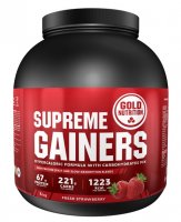 GoldNutrition Supreme Gainers jahoda 3000g