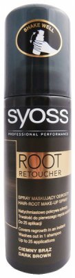 Syoss Root Retoucher korektor odrostů tmavě hnědý 120ml