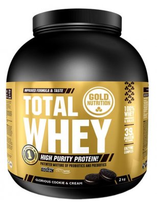 GoldNutrition Total Whey cookies&cream 2000 g
