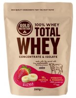 GoldNutrition Total Whey jahoda-banán 260g