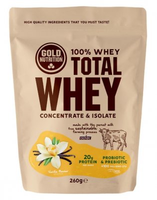 GoldNutrition Total Whey vanilka 260 g