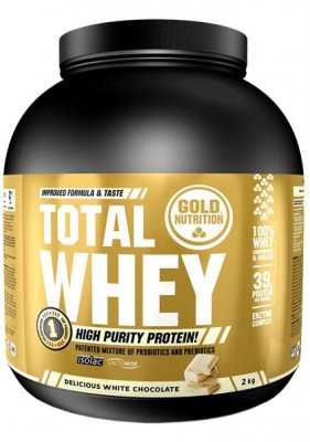 GoldNutrition Total Whey bílá čokoláda 2000g