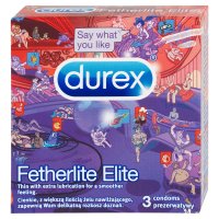 Durex Fetherlite Elite Kondomy 3 ks