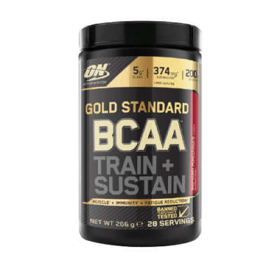 Optimum Nutrition Gold Standard BCAA Train Sustain malina 266g