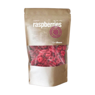 GymBeam Lyofilizované maliny 100g