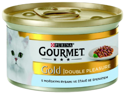 GOURMET Gold konzerva pro kočky - S mořskými rybami 85 g