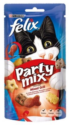Felix Pamlsky pro kočky - Party mix - Mixed Grill 60g