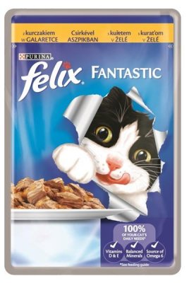 Felix Fantastic kapsička - kuře v želé 100g
