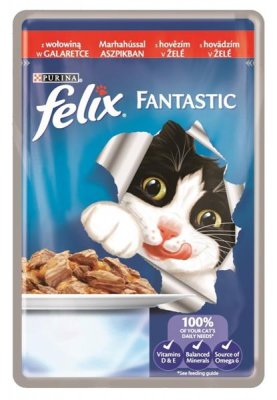 Felix Fantastic kapsička - hovězí v želé 100g
