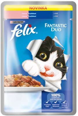 Felix Fantastic Duo sardinka a losos 100g
