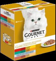 Gourmet Gold konzerva pro kočky - Mix Multipack 7+1x85g 8 x 85 g Gourmet Gold konzerva pro kočky - Mix Multipack 7+1x85g 8 x 85 g