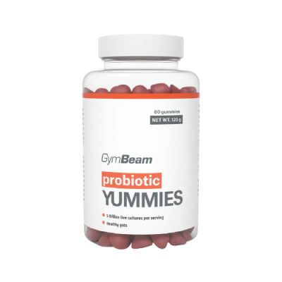 GymBeam Probiotika Yummies třešeň 60 kapslí