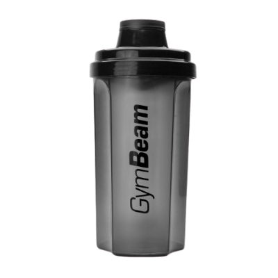 GymBeam Šejkr černý Transparent Black 700ml