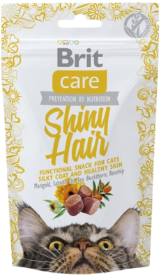 Brit Care Cat Snack Shiny Hair 50g