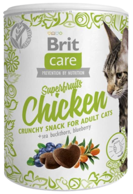 Brit Care Cat Snack Superfruits Chicken 100g