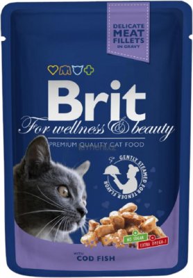 Brit Premium Cat kapsička Cod Fish 100g