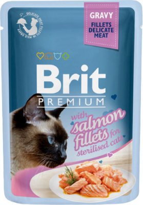 Brit Premium Cat Fillets in Gravy for Sterilised 85g