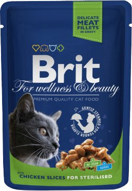 BRIT Premium Cat kapsička pro kastrované kočky - Kuře 100 g