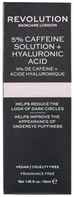 Revolution Skincare Targeted Under Eye Serum - 5% Caffeine Solution + Hyaluronic Acid Serum oční sérum 30 ml