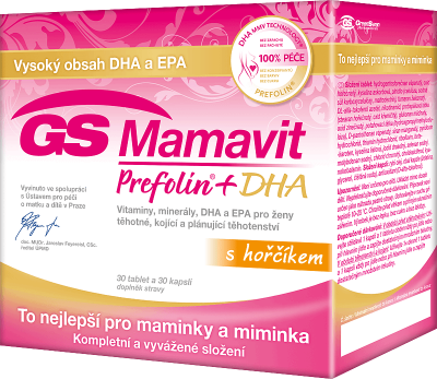 II. jakost GS Mamavit Prefolin+DHA+EPA tbl/cps 30+30