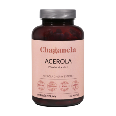 Chaganela Acerola (přírodní vitamín C) 150 kapslí