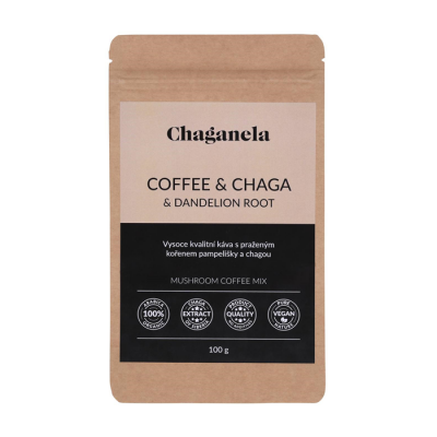 Chaganela Káva s praženým kořenem pampelišky a čagou 100 g