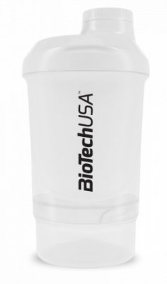 BiotechUSA Wave+ Nano shaker 300ml (+150ml) Opal White