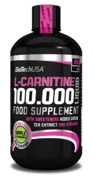 BiotechUSA L-carnitine 100.000 Liquid Jablko 500ml