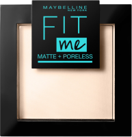 Maybelline Fit Me Powder 105 Natural Ivory rozjasňující pudr 9g